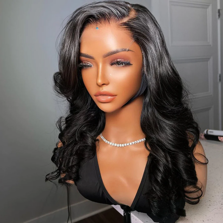 FLASH SALE | NEW Pre-Bleached Scalp Knots Glueless 6x6 Body Wave Lace Closure Wig 100% Virgin Human Hair