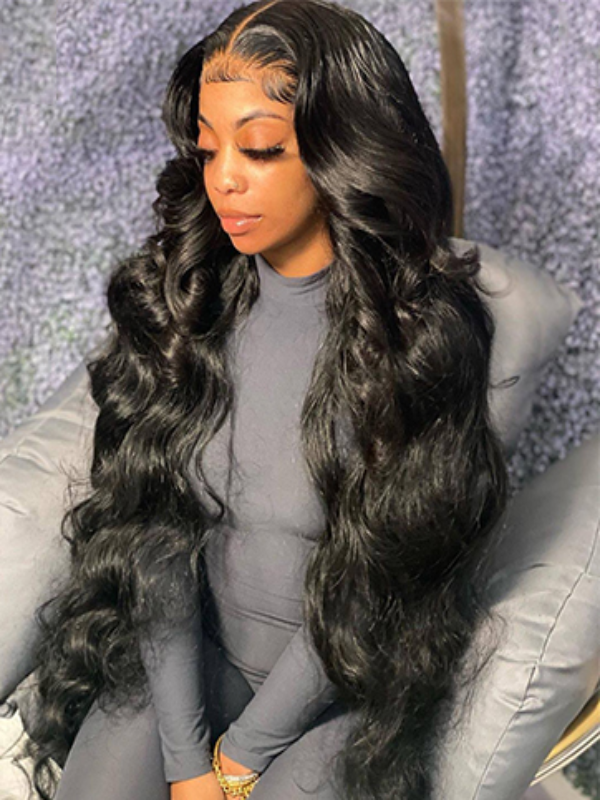 Body Wave HD 13x6 Full Lace Frontal Wig CheetahBeauty Pre-plucked Human Hair Wigs