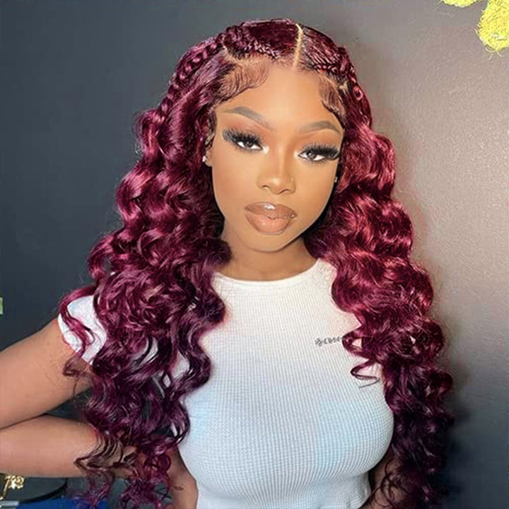Crazy Sale | @wh0.nia Recommend #99J 16"-34" Loose Deep Wave 13x6 Full Lace Frontal Wig No Code Needed