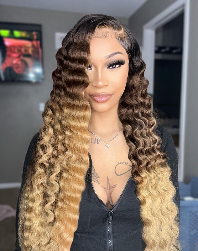 BF Special | Beyonce Inspired Bigekane Recommend Deep Wave 13x6 Full Frontal Human Hair Wig