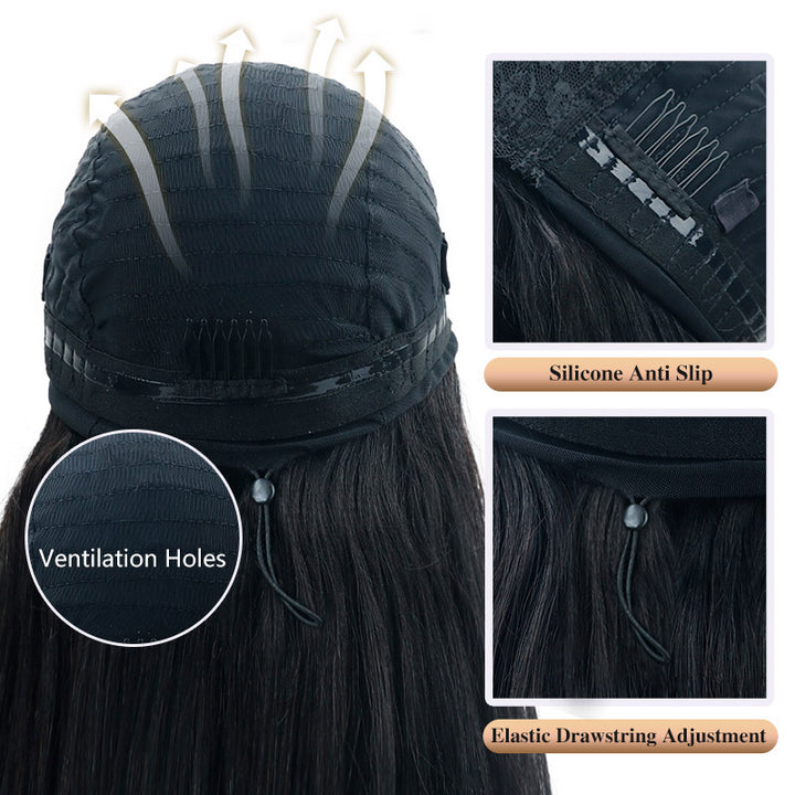 Glueless 4/27 Highlight V Part Wig No Leave Out Beginner Friendly Upgrade U Part Wig