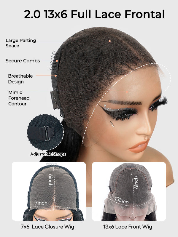 Flash Sale | @thequeenleora Recommend 16-34 Inches Body Wave 13x6 Full Lace Frontal Human Hair Wig