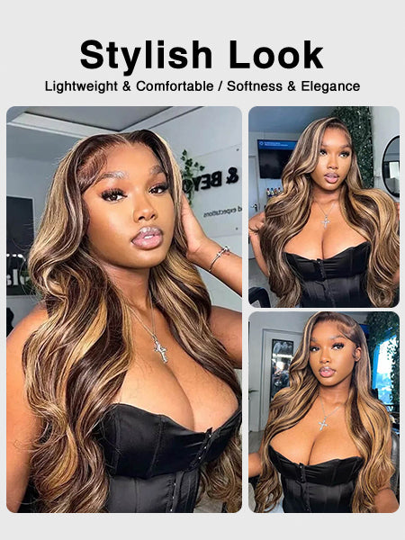 7x6 PreMax Wigs | P4/27 Highlight Tiny Knots Glueless 7x6 HD Lace Wig Super Natural Hairline
