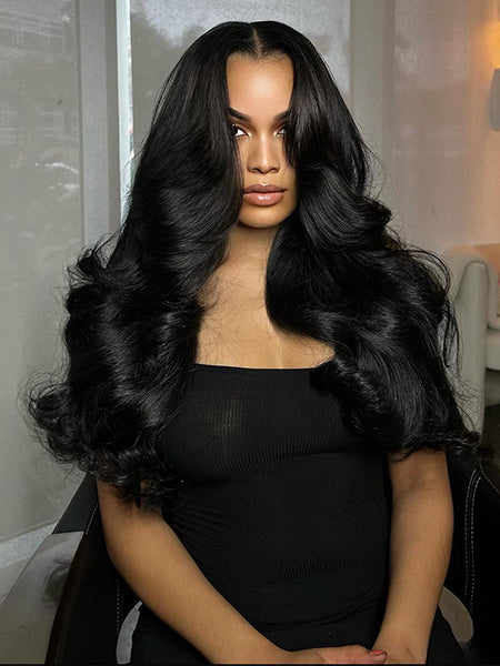Vente flash | @thequeenleora recommande #4 Perruque cheveux humains Body Wave 7x6/13x6 Full Lace Frontal Loose Deep Wave Brun chocolat