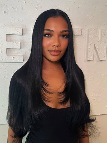 Vente flash | @thequeenleora recommande #4 Perruque cheveux humains Body Wave 7x6/13x6 Full Lace Frontal Loose Deep Wave Brun chocolat