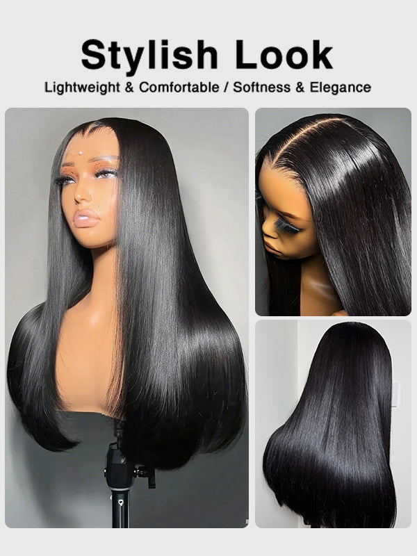 Bone Straight 15A Wig Glueless 7x6/13x6 Lace Frontal Wig 100% Human Virgin Hair
