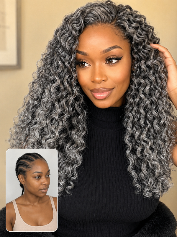BIG DROP | 613 Blonde Burmese Curly Feather Crochet Human Hair Extensions Protective Style