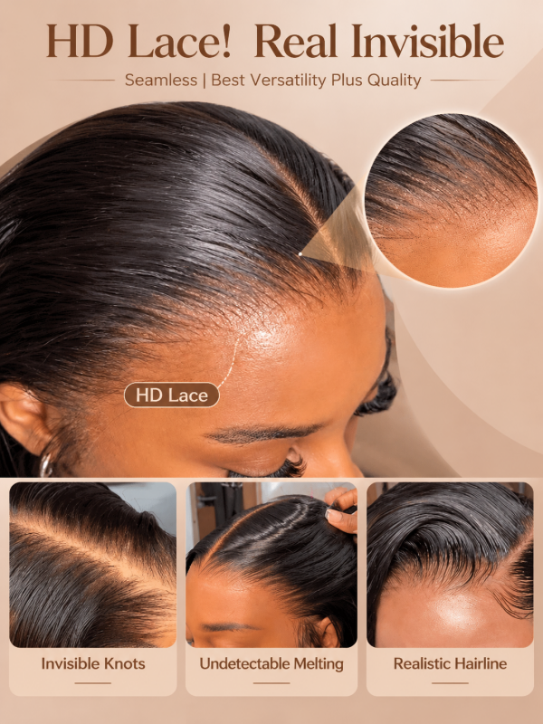 Black Friday | Natural Black Loose Body Wave 13x6 HD Lace Frontal Wig CheetahBeauty Human Hair Wigs