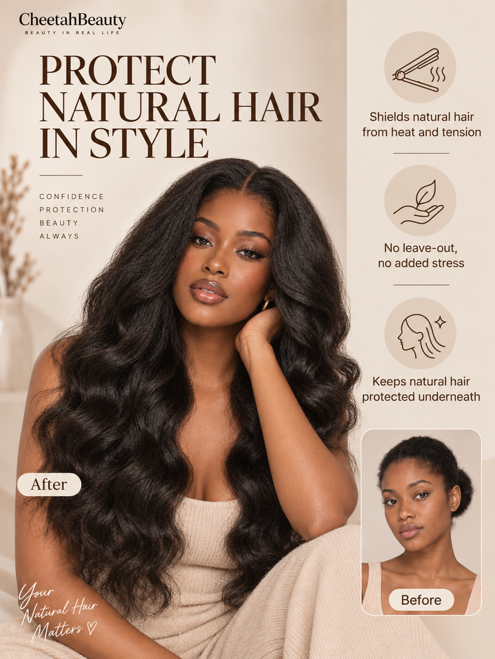 Blow Out Kinky Body Wave 7x6/13x6 Lace Frontal Wigs With Natural Baby Hair