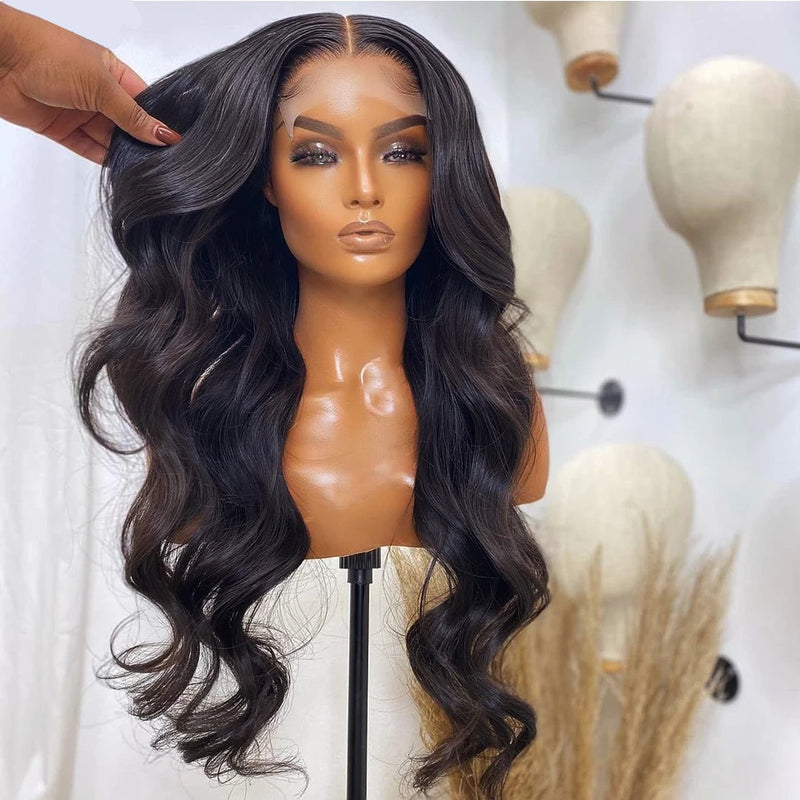 Body Wave 5x5/6x6 HD Transparent Lace Closure Wig 100% Virgin Human Hair