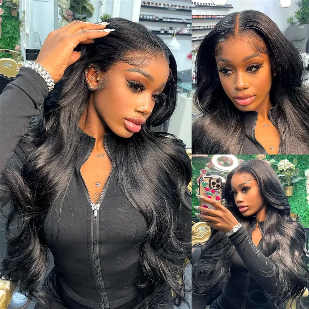 Flash Sale 16-34 Inches Body Wave 13x6 Full Lace Frontal Human Hair Wig
