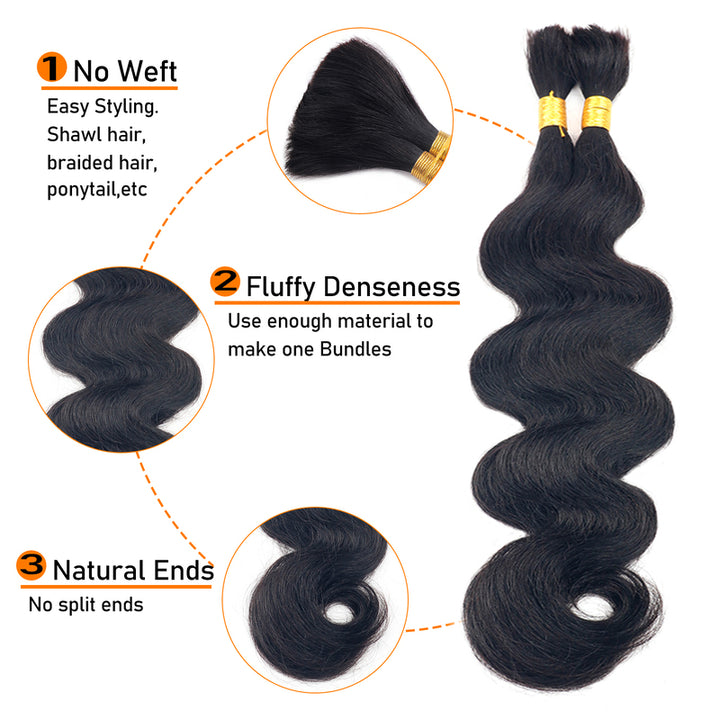 Details Of CheetahBeauty Bulk Human Hair