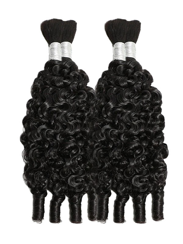 Flash Sale |Boho Braids Burmese Curly Hair Bulk For Braids 100% Human Hair Extensions 100g
