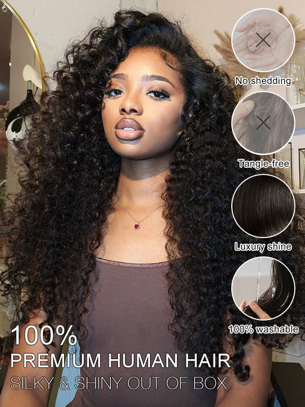 Burmese Curly Pre-Seperated Feather Crochet Human Hair Extensions for Black Women, Reusable Braiding Hair