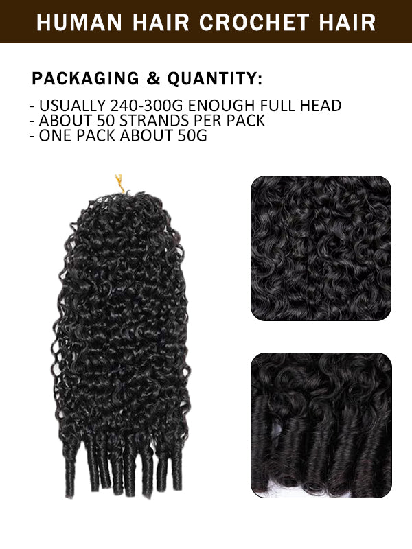 BIG DROP | Burmese Curly Feather Crochet Human Hair Extensions Protective Style