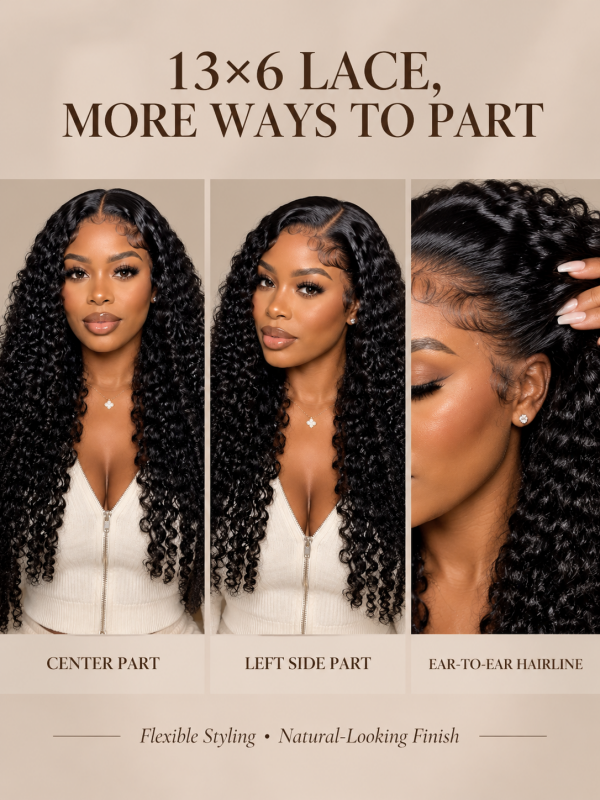 Burmese Curly Glueless 7x6 Lace Wig CheetahBeauty Human Hair Wigs