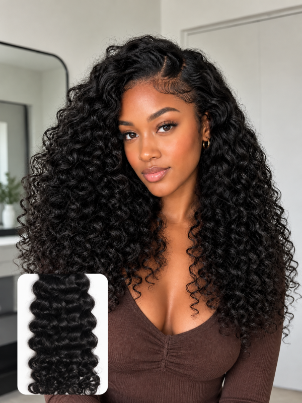 CheetahBeauty 180% Density 7x6/13x6 Full Lace Indian Curly Wigs 100% Human Hair for Black Women
