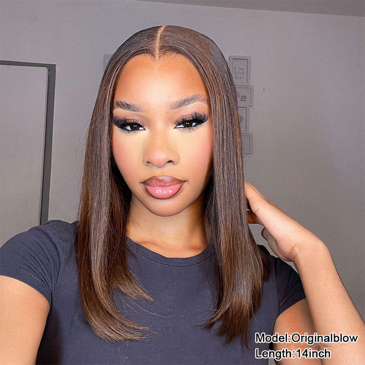 FLASH SALE | Trendy Brown Bob Wig 13x6 Lace Frontal Wig Tiktok Same Wig