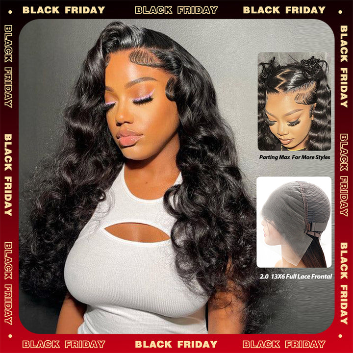 Crazy Sale | 16"-34" Loose Wave 13x6 Full Lace Frontal Wig No Code Needed