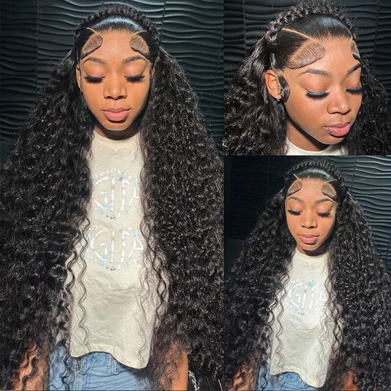 Crazy Sale | 16"-34" Water Wave 13x6 Full Lace Frontal Wig No Code Needed