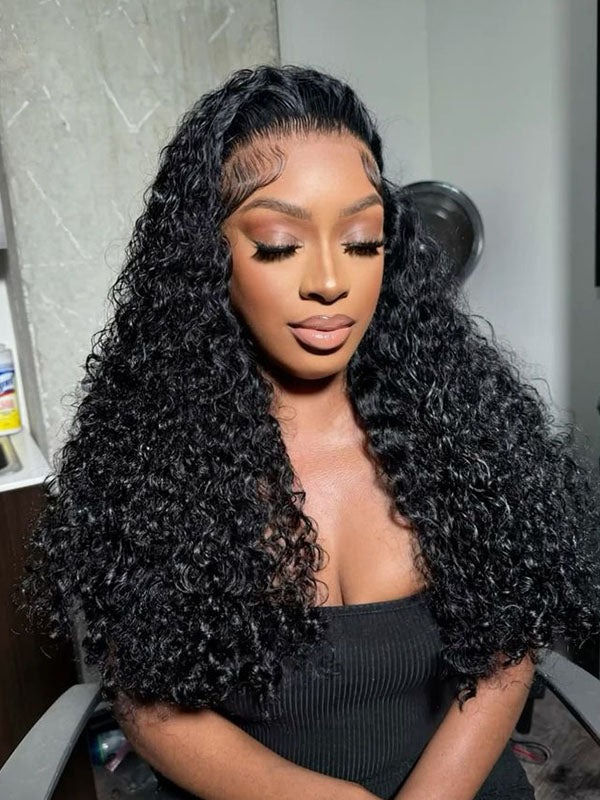 Crazy Sale | 16"-34"Burmese Curly 13x6 Full Lace Frontal Wig No Code Needed
