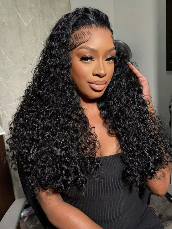 Crazy Sale | 16"-34"Burmese Curly 13x6 Full Lace Frontal Wig No Code Needed