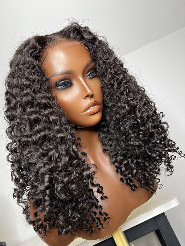 Crazy Sale | 16"-34"Burmese Curly 13x6 Full Lace Frontal Wig No Code Needed