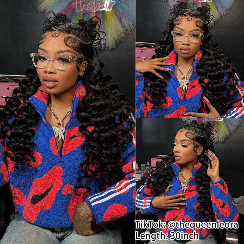 Loose Deep Wave 13x6 Full Frontal Lace Human Hair Wig