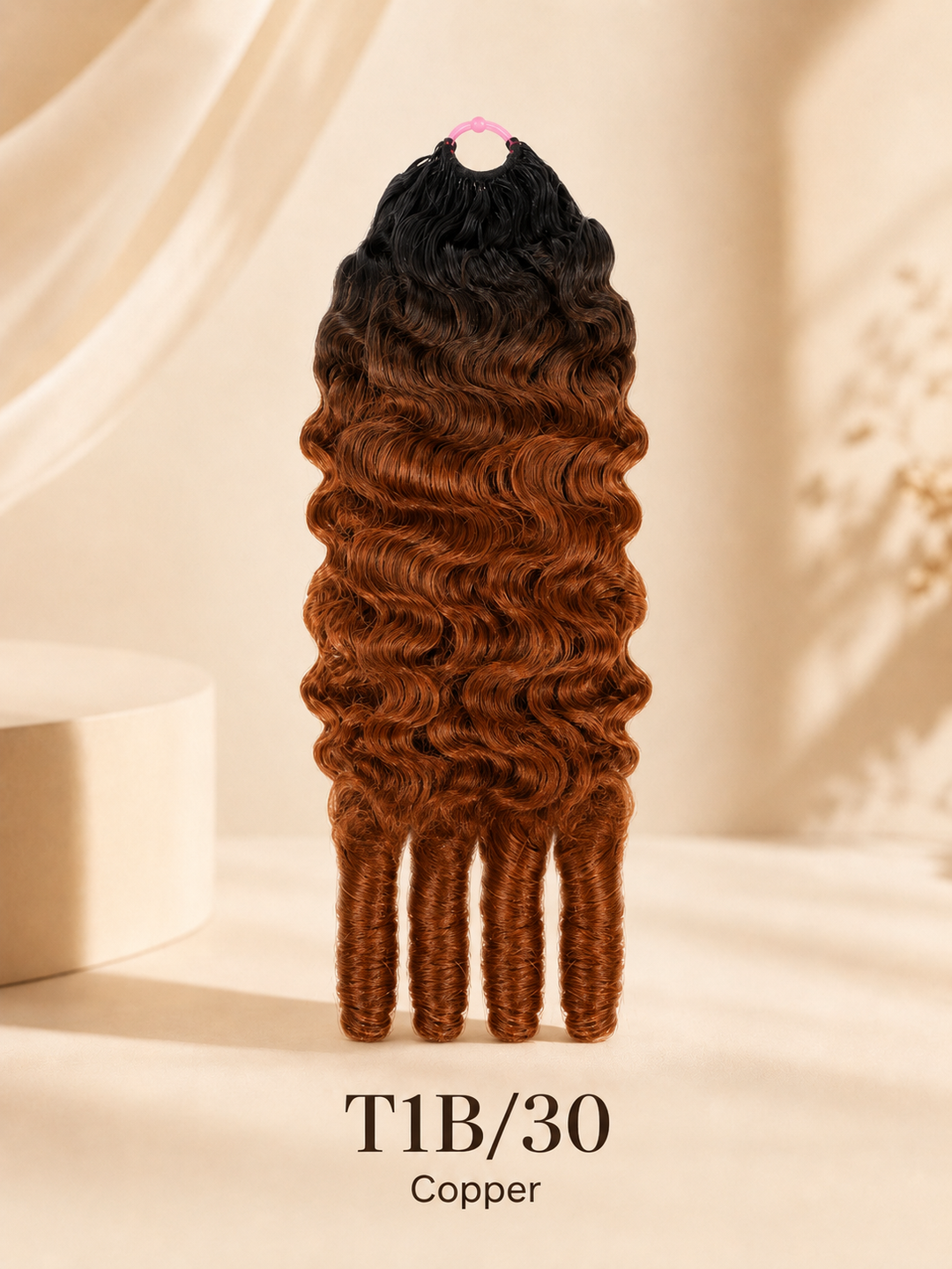 BIG DROP | Burmese Curly Feather Crochet Human Hair Extensions Protective Style
