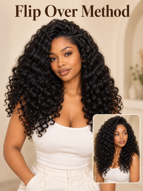 Feather Crochet Indian Curly Miracle Knots Human Hair Extensions Protective Style