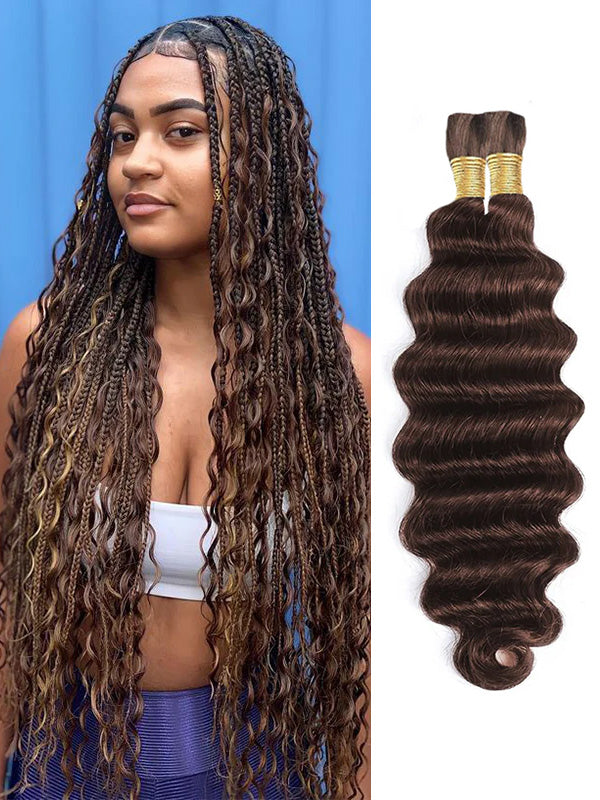 Vente flash | Extensions de cheveux 100 % naturels style Boho Braids Loose Deep Wave 100 g 