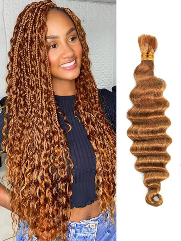 Vente flash | Extensions de cheveux 100 % naturels style Boho Braids Loose Deep Wave 100 g 