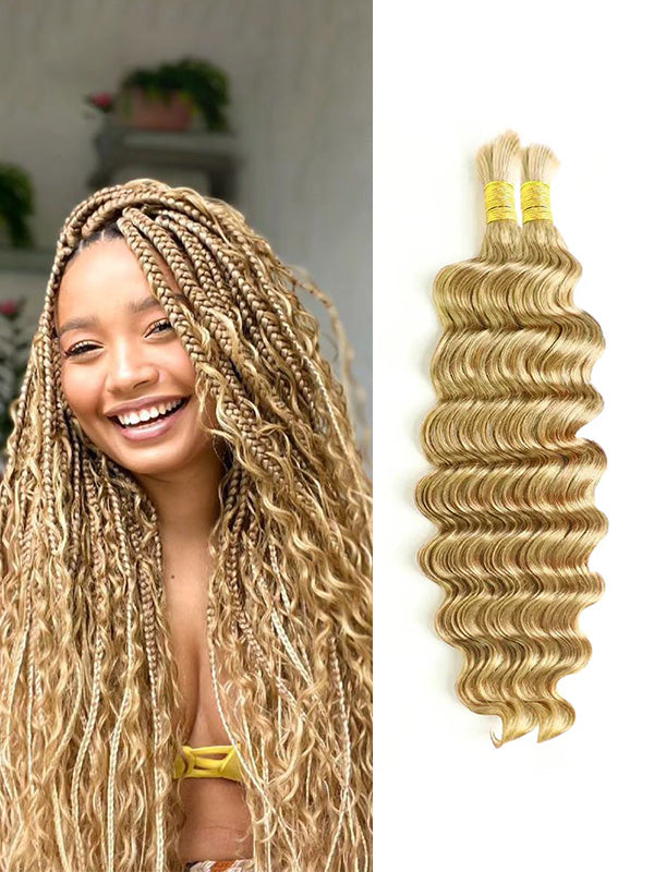 Vente flash | Extensions de cheveux 100 % naturels style Boho Braids Loose Deep Wave 100 g 