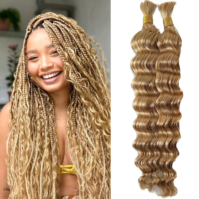 Boho Braids #27 Loose Deep Bulk Human Hair For BraIding