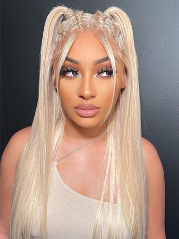 #613 Full Lace | 613 Blonde Straight Full Lace Wig 100% Virgin Human Hair