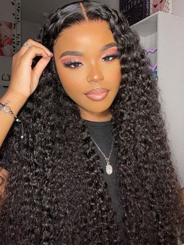 Glueless 13x6 PreMax Wig 3C/4A Curly Wave Wear Go Wig 7x6 Lace Closure Wig