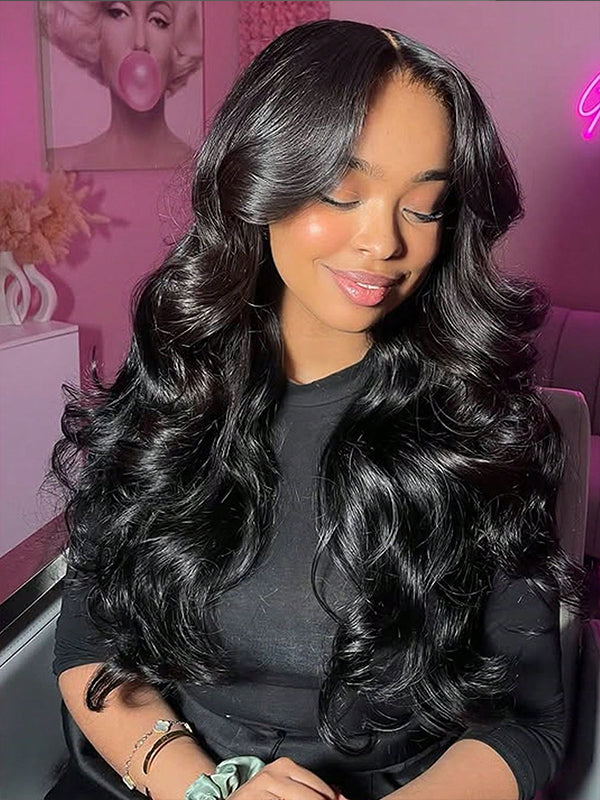 Glueless Loose Body HD 7x6 Lace Closure Wig 100% Human Hair