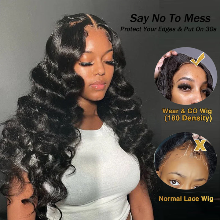 Flash Sale | Glueless Loose Deep Wave Closure Wig Pre-Max 16-34 Inches Human Hair Wigs