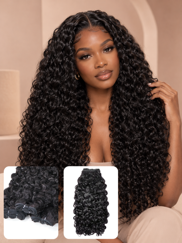 Indian Curly Bundles Deal CheetahBeauty 100% Virgin Human Hair Weave