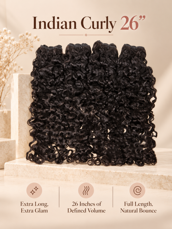 Indian Curly Bundles Deal CheetahBeauty 100% Virgin Human Hair Weave