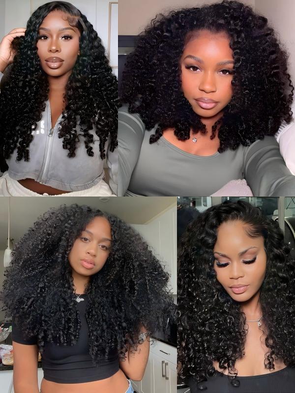 Insta Wig Burmese Curl 3 IN 1 Half Wig Glueless Flexi-Fit Drawstring Wig