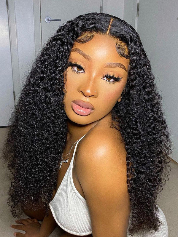 7x6 PreMax Wigs | Curly Wave Tiny Knots Glueless 7x6 HD Lace Wig Super Natural Hairline