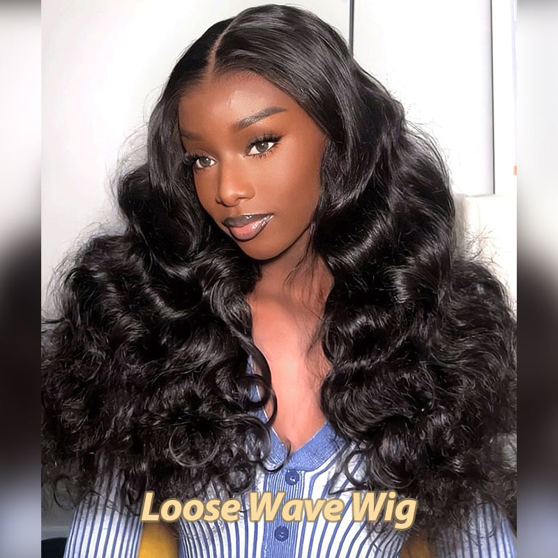 Loose Deep V Part Human Hair Wig