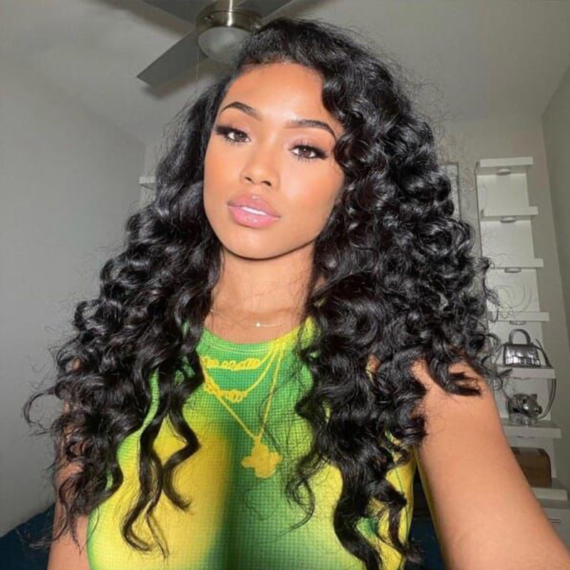 Wear & Go | Pre-Bleached Loose Deep Wave 9x6 Lace Glueless Wig Pre Bleached Human Hair Wig