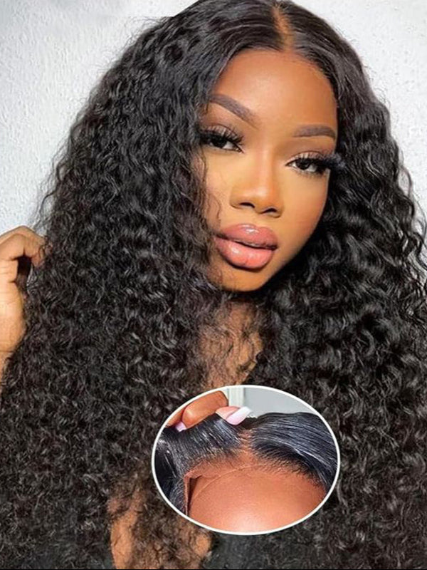 Glueless 13x6 PreMax Wig 3C/4A Curly Wave Wear Go Wig 7x6 Lace Closure Wig