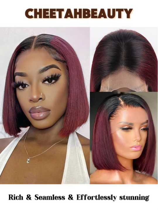 Shop Reddish 99J Burgundy Wigs | Colored Human Hair Wigs ...