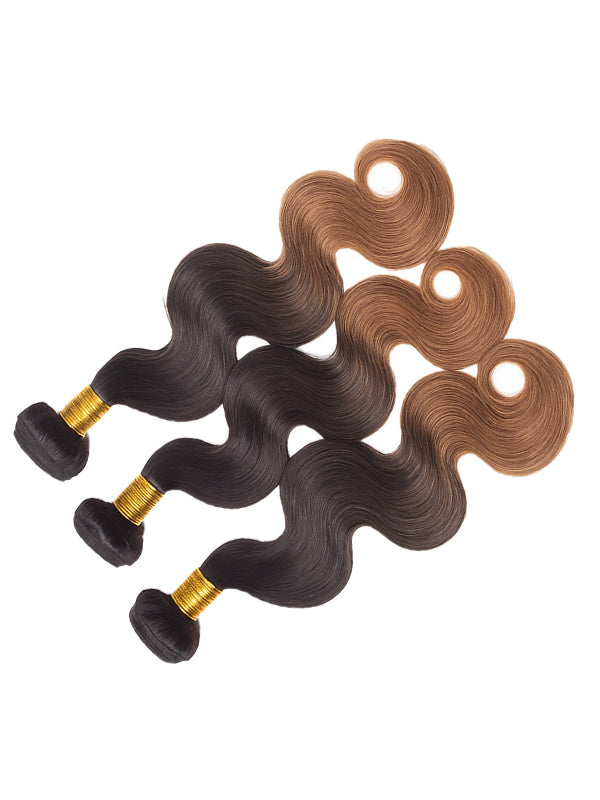 Offre groupée #4 : Tissages de cheveux 100 % naturels ondulés brun chocolat CheetahBeauty 