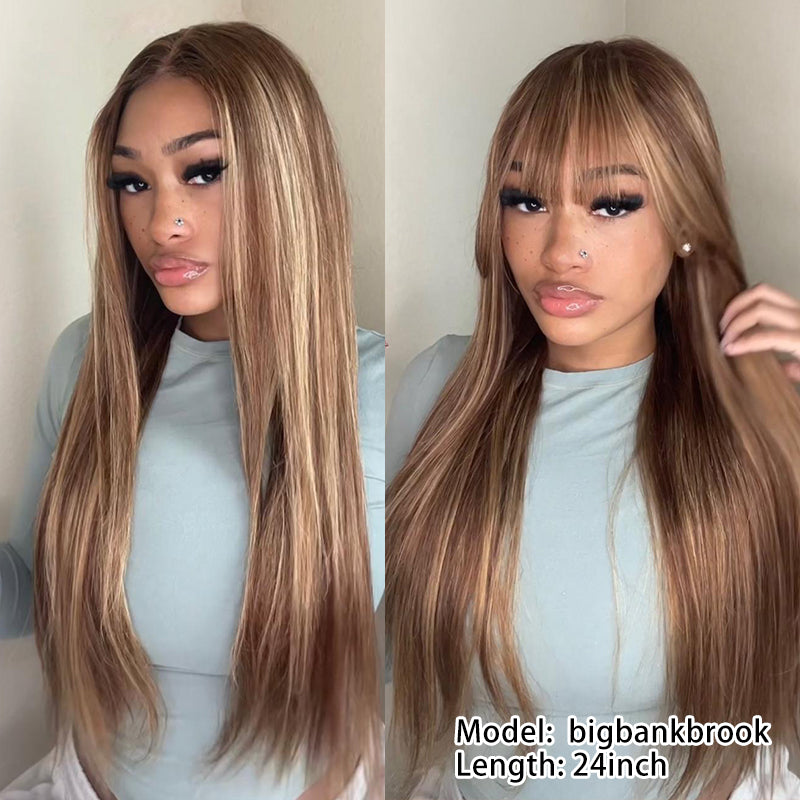 One Wig Two Styles | 4/27 Highlight Body Wave Wig 13x6 Lace Front Human Hair Wig
