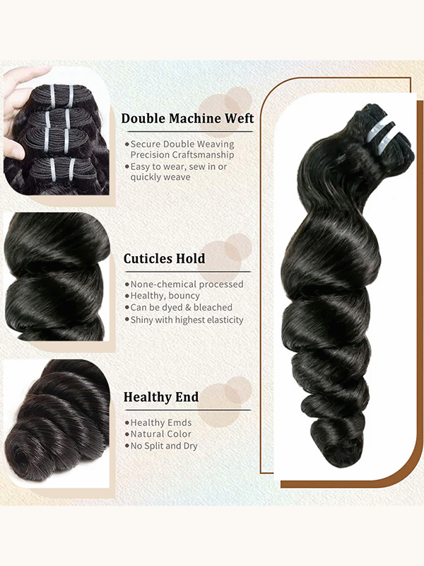 Raw Hair | Loose Wave Bundles Deal 100% Raw Virgin Human Hair With HD Closure & Frontal