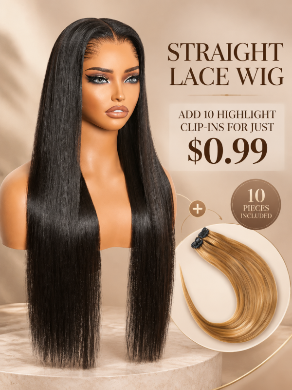 Straight 7X6 / 13x6 Lace Frontal Wig CheetahBeauty Human Hair Wigs